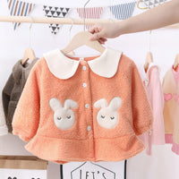 Toddler Girls Rabbit Printed Long Sleeve Top Toddler Girls Wholesale - PrettyKid