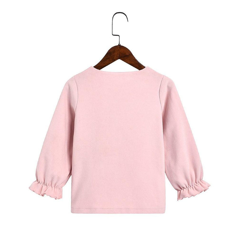 Toddler Girls Solid Long Sleeve Outwear Girls Clothing Wholesale - PrettyKid