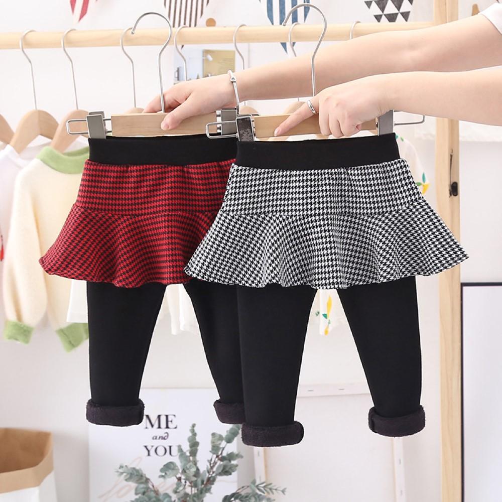 Toddler Girls Two Fake Children's Skirt Pants Girls Clothes Wholesale - PrettyKid