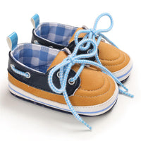 Baby Toddler Plaid Lace Up Sneakers - PrettyKid