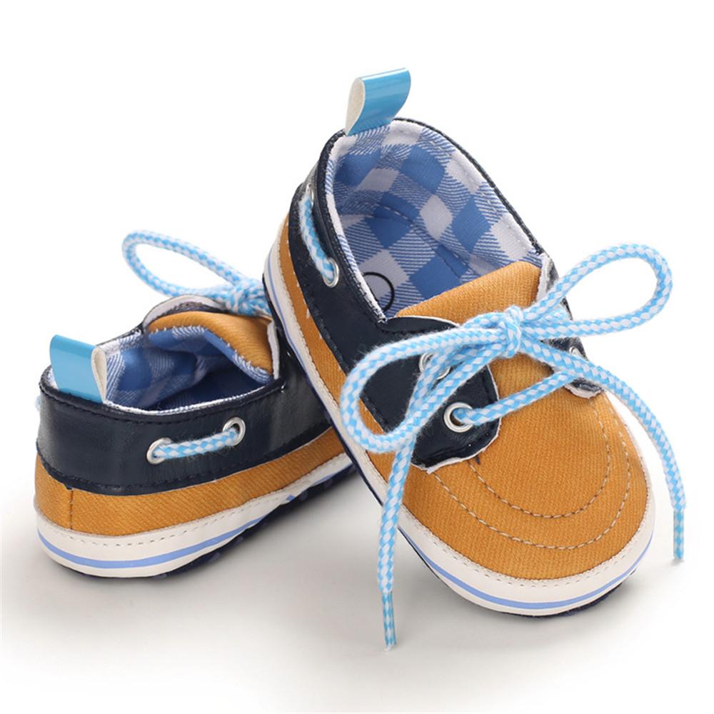 Baby Toddler Plaid Lace Up Sneakers - PrettyKid