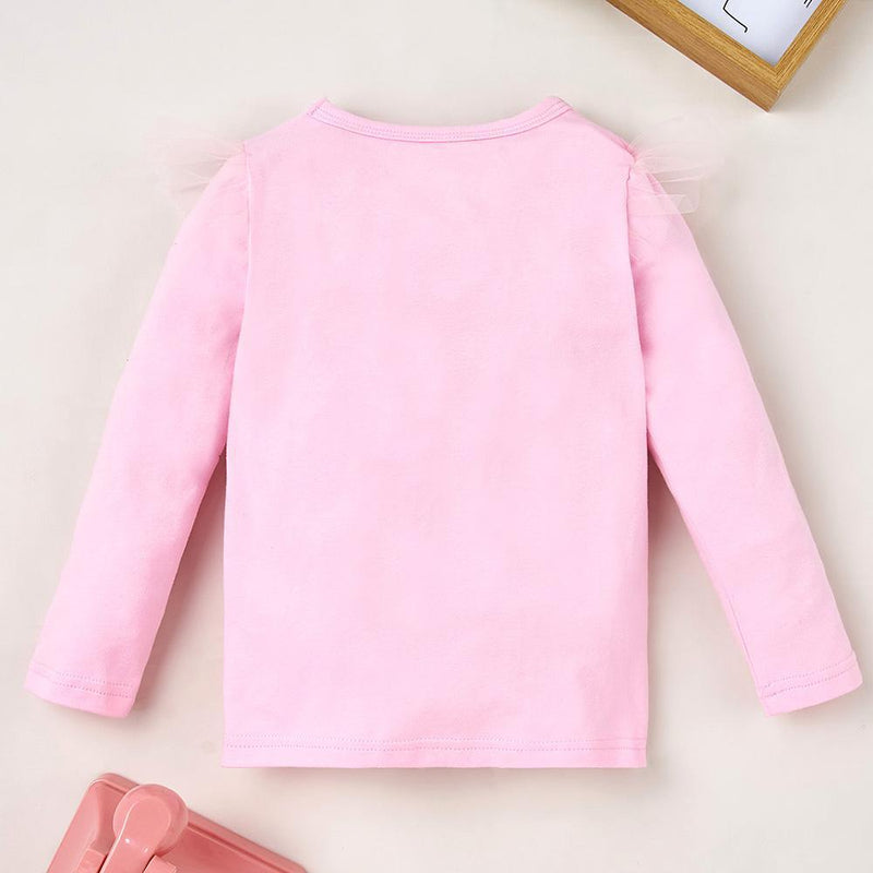 Toddler Girls Unicorn Long Sleeve T-shirt Girls Clothing Wholesalers - PrettyKid