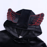 Unisex Angel Wings Golden Velvet Top & Pants Wholesale Boys Boutique Clothing - PrettyKid
