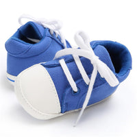 Baby Unisex Canvas Lace Up Solid Sneakers Wholesale - PrettyKid