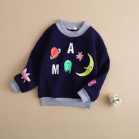 Unisex Cartoon Crew Neck Long Sleeve Jumpers - PrettyKid