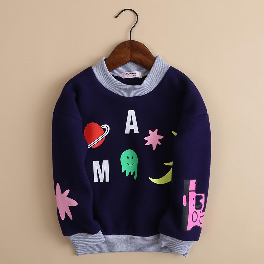 Unisex Cartoon Crew Neck Long Sleeve Jumpers - PrettyKid