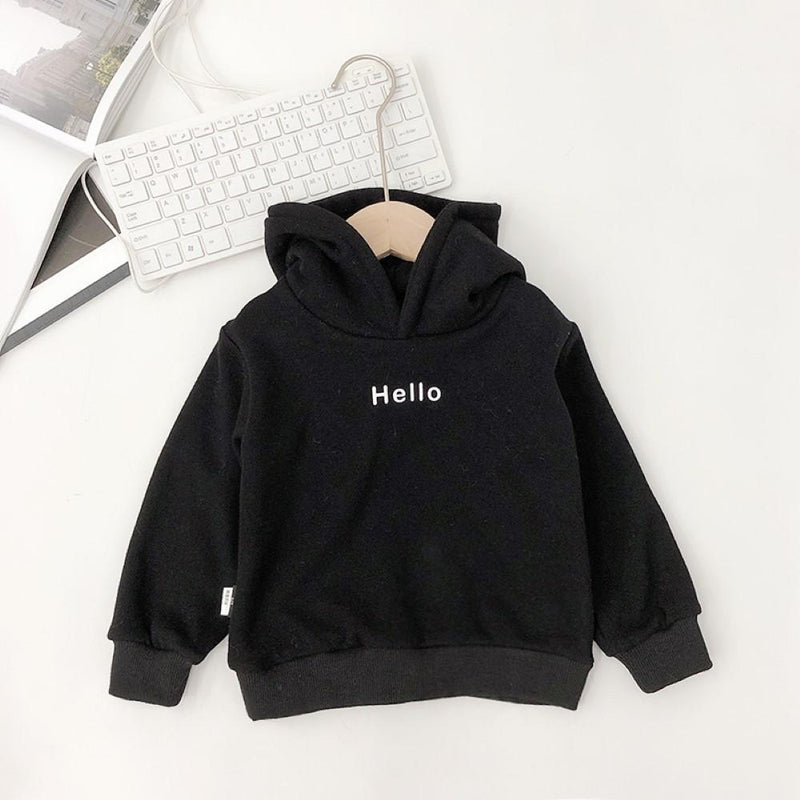 Unisex Kid 3 Pieces Hello Letter Pattern Long Sleeves Top Wholesale Boys Clothing Suppliers - PrettyKid