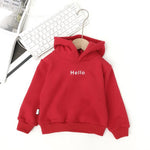 Unisex Kid 3 Pieces Hello Letter Pattern Long Sleeves Top Wholesale Boys Clothing Suppliers - PrettyKid