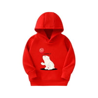 Unisex Kid Cartoon Animal Pattern Hooded Top Wholesale Boys Clothes - PrettyKid