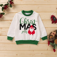 Unisex Kid Christma Party & Santa Claus Pattern Top Boys Wholesale Clothes - PrettyKid