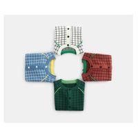 Unisex Kid Lattice Pattern Knitting Outerwear Toddler Boys Cardigans - PrettyKid