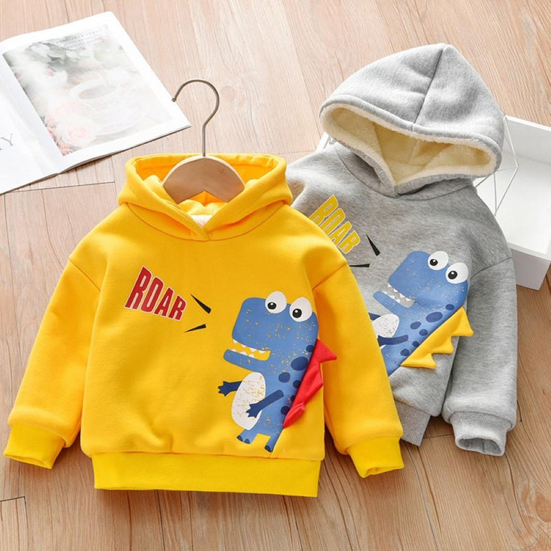 Unisex Little Dinosaur & Road Letter Pattern Top Boys Wholesale Clothing - PrettyKid