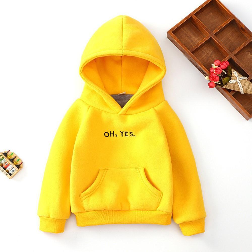 Unisex Long Sleeve Hooded Shirt Pattern Letter Wholesale Boys Clothes - PrettyKid