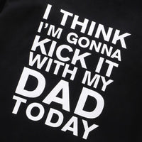 Unisex My Dad Printed Hooded Top Boy Boutique Clothing Wholesale - PrettyKid