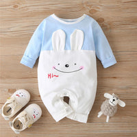 Baby Unisex Rabbit Long Sleeve Cute Romper Baby Clothes Suppliers - PrettyKid