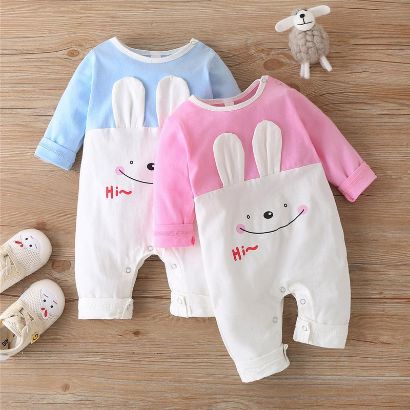 Baby Unisex Rabbit Long Sleeve Cute Romper Baby Clothes Suppliers - PrettyKid