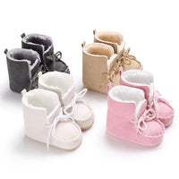 Baby Unisex Solid Warm Snow Boots Children Wholesale Shoes - PrettyKid