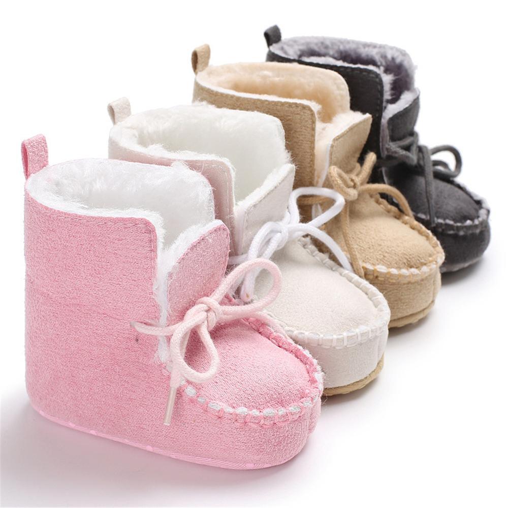 Baby Unisex Solid Warm Snow Boots Children Wholesale Shoes - PrettyKid