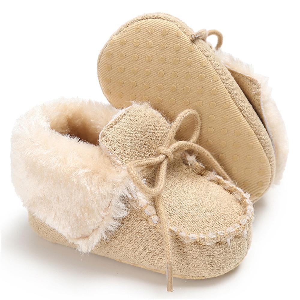 Baby Unisex Solid Warm Snow Boots Children Wholesale Shoes - PrettyKid