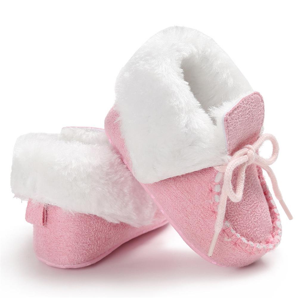 Baby Unisex Solid Warm Snow Boots Children Wholesale Shoes - PrettyKid