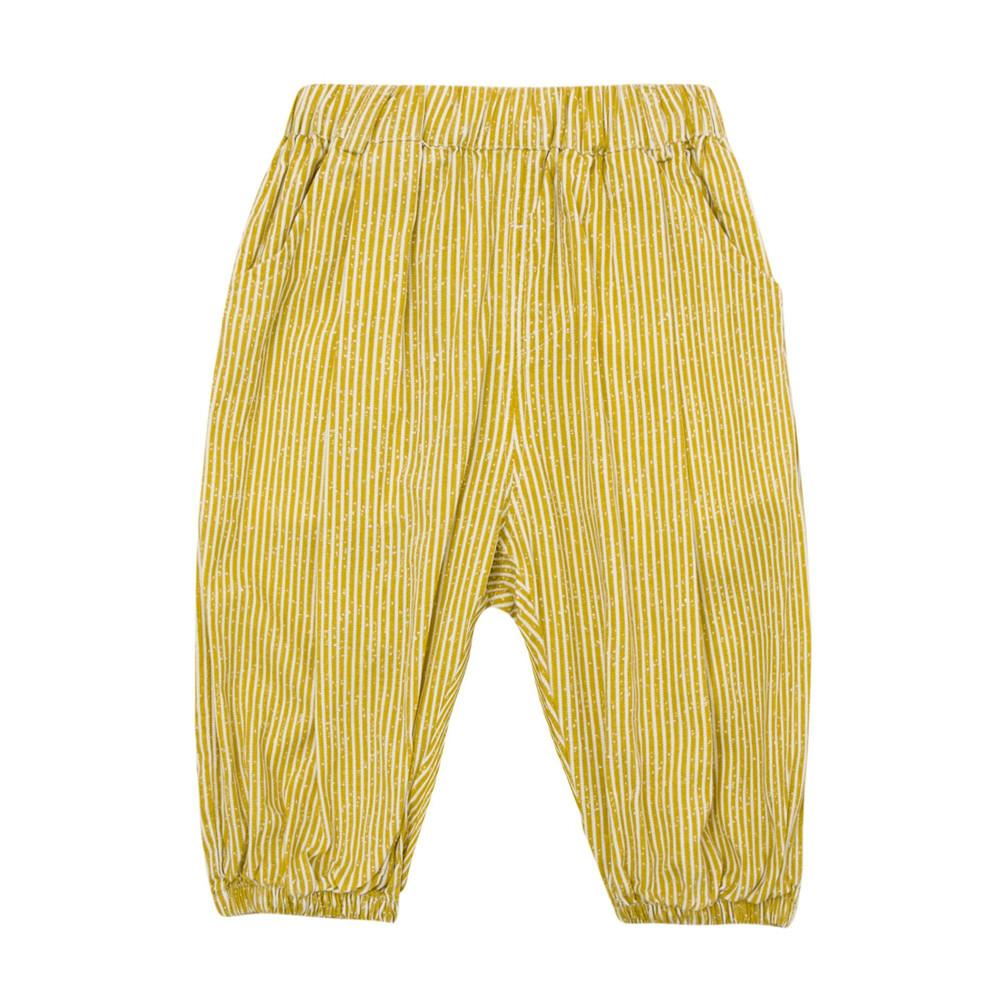 Baby Unisex Striped Elastic Waist Pants - PrettyKid