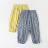 Baby Unisex Striped Elastic Waist Pants - PrettyKid