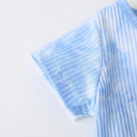 Baby Unisex Tie Dye Short Sleeve Romper & Hat - PrettyKid