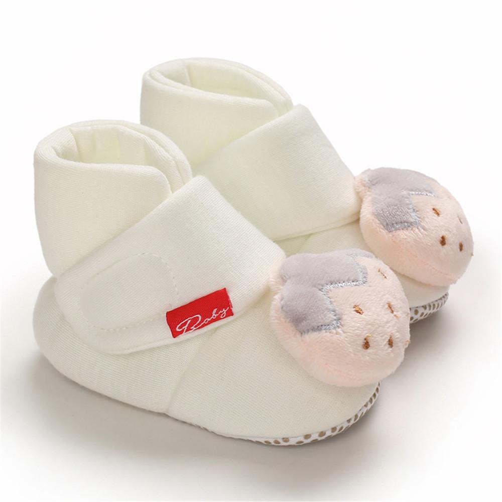 Baby Warm Cartoon Strawberry Winter Toldder Shoes - PrettyKid