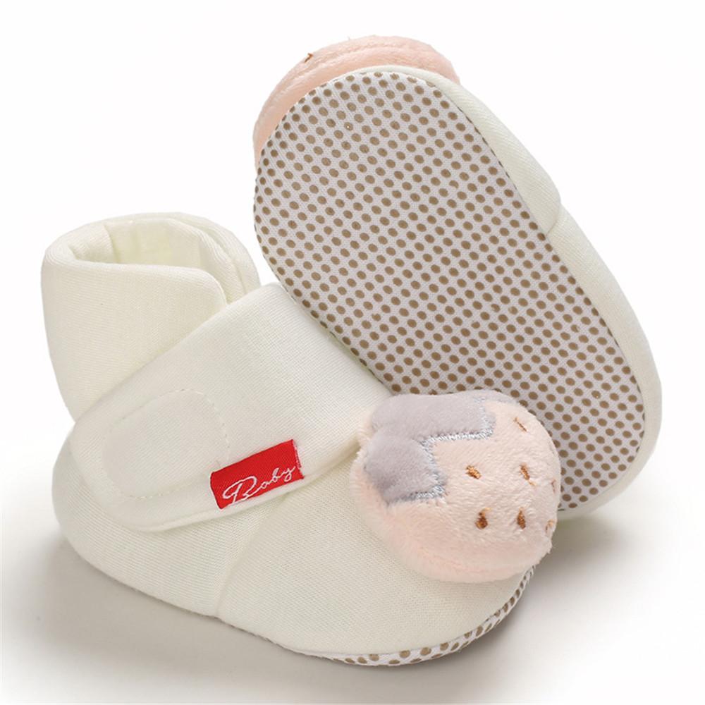 Baby Warm Cartoon Strawberry Winter Toldder Shoes - PrettyKid