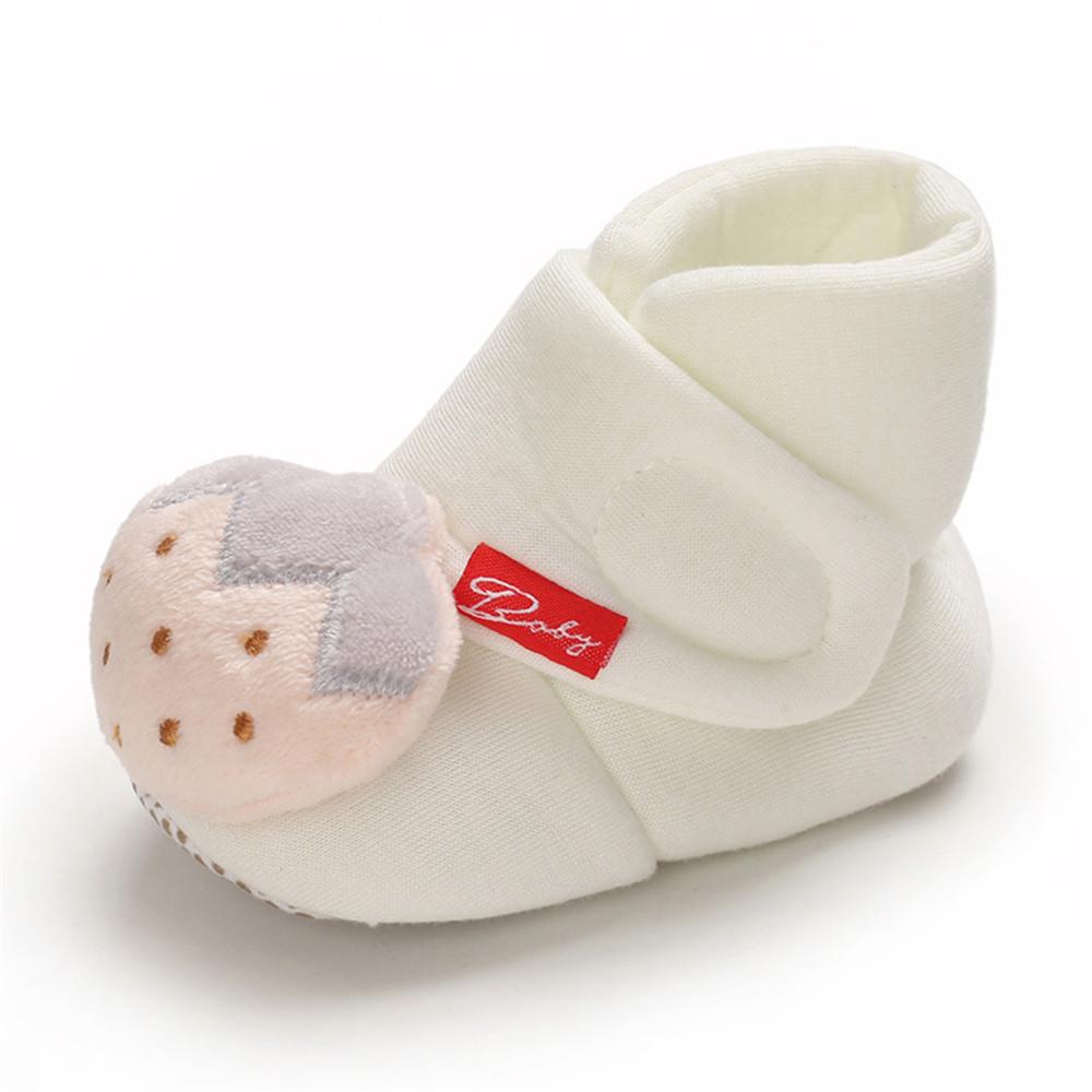 Baby Warm Cartoon Strawberry Winter Toldder Shoes - PrettyKid