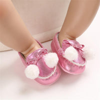 Baby Girls Warm Slip On Flats Winter Shoes - PrettyKid