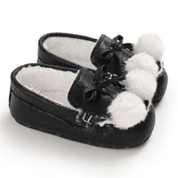 Baby Girls Warm Slip On Flats Winter Shoes - PrettyKid