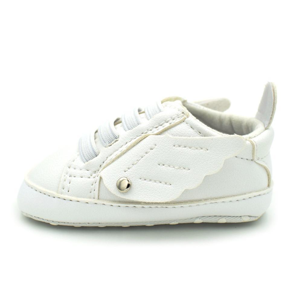 Baby Boys Winged Elastic Band Sneakers - PrettyKid