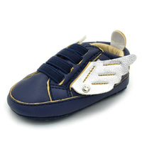 Baby Boys Winged Elastic Band Sneakers - PrettyKid