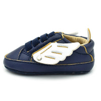 Baby Boys Winged Elastic Band Sneakers - PrettyKid