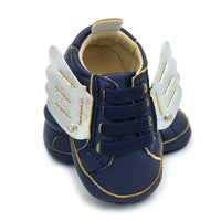 Baby Boys Winged Elastic Band Sneakers - PrettyKid