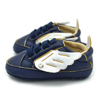 Baby Boys Winged Elastic Band Sneakers - PrettyKid