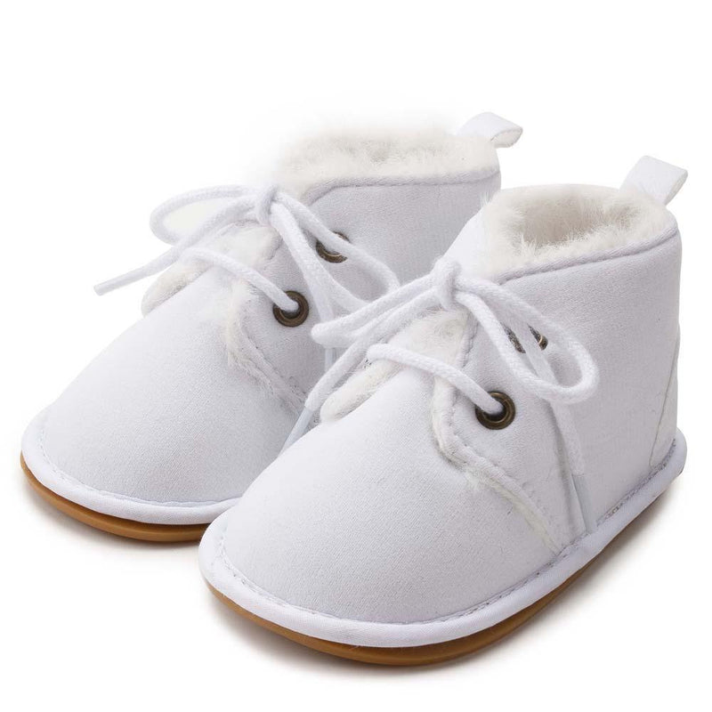 Baby Girls Winter Warm Lace Up Fur Boots Wholesale - PrettyKid