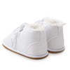 Baby Girls Winter Warm Lace Up Fur Boots Wholesale - PrettyKid