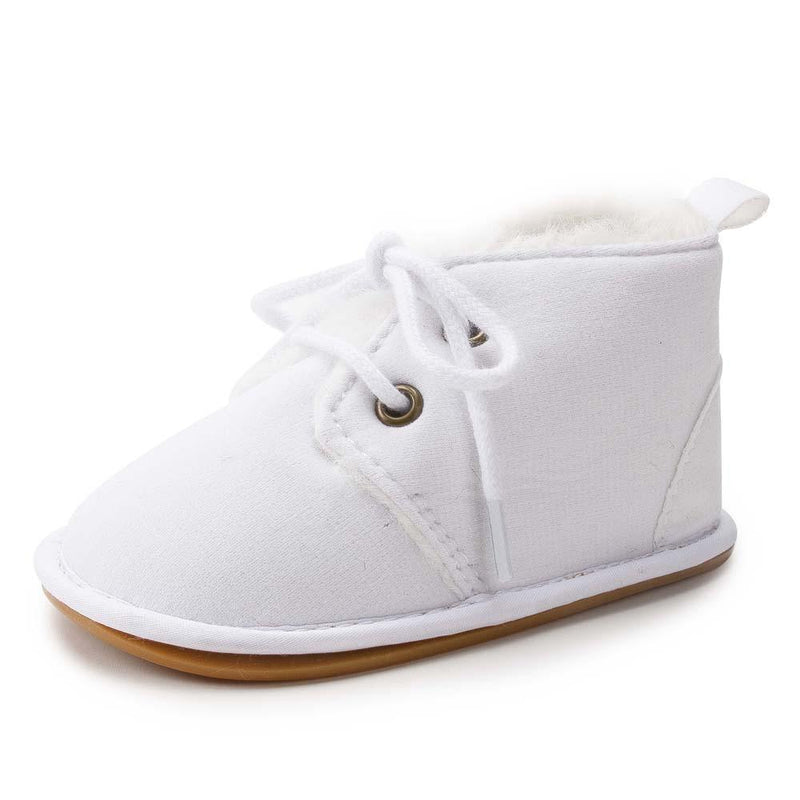 Baby Girls Winter Warm Lace Up Fur Boots Wholesale - PrettyKid