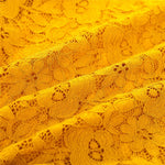 Girls Yellow Lace Sleeveless Top & Floral Skirt Kids Wholesale clothes - PrettyKid
