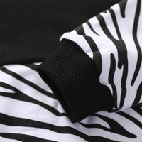 Boys Zebra Striped Print Top & Pants - PrettyKid