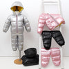 Children Zipper Hooded Winter Coat & Pants Wholesale Childrens Clothing - PrettyKid