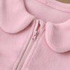 Girls Zipper Solid Color Long Sleeve Jacket Wholesale Little Girl Boutique Clothing - PrettyKid