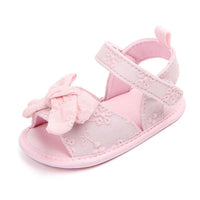 Bow Velcro soft sole baby shoe - PrettyKid