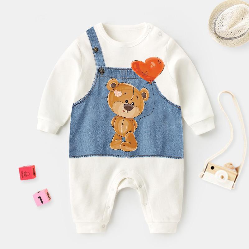 Bear Pattern Jumpsuit for Baby - PrettyKid