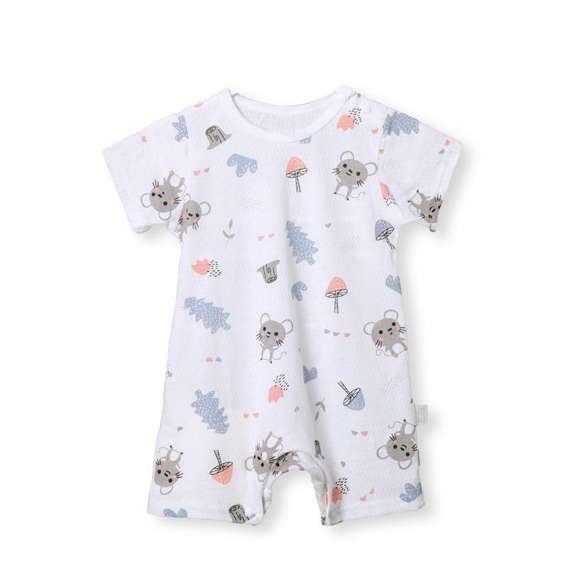 Baby Boy Dinosaur Print Bodysuit - PrettyKid