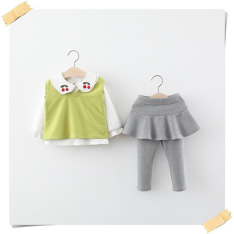 3-piece Vest & Shirt & Pants for Toddler Girl - PrettyKid