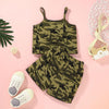 Toddler Girl Camouflage Top & Shorts - PrettyKid