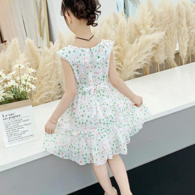 Girl Chiffon Polka Dot Dress - PrettyKid